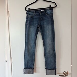 Pilcro and Letterpress Blue Women's Cuffed Jeans